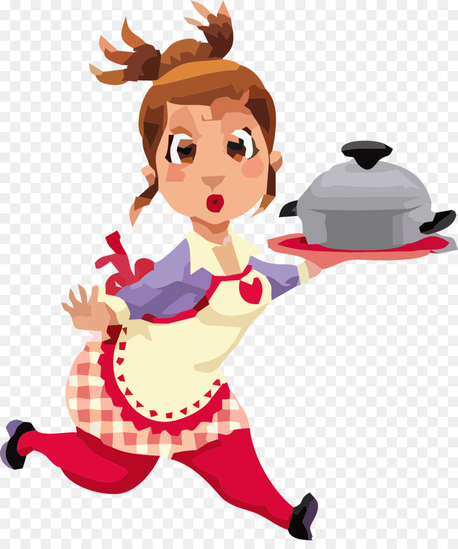 Mujer Cocinando，Cocinero PNG