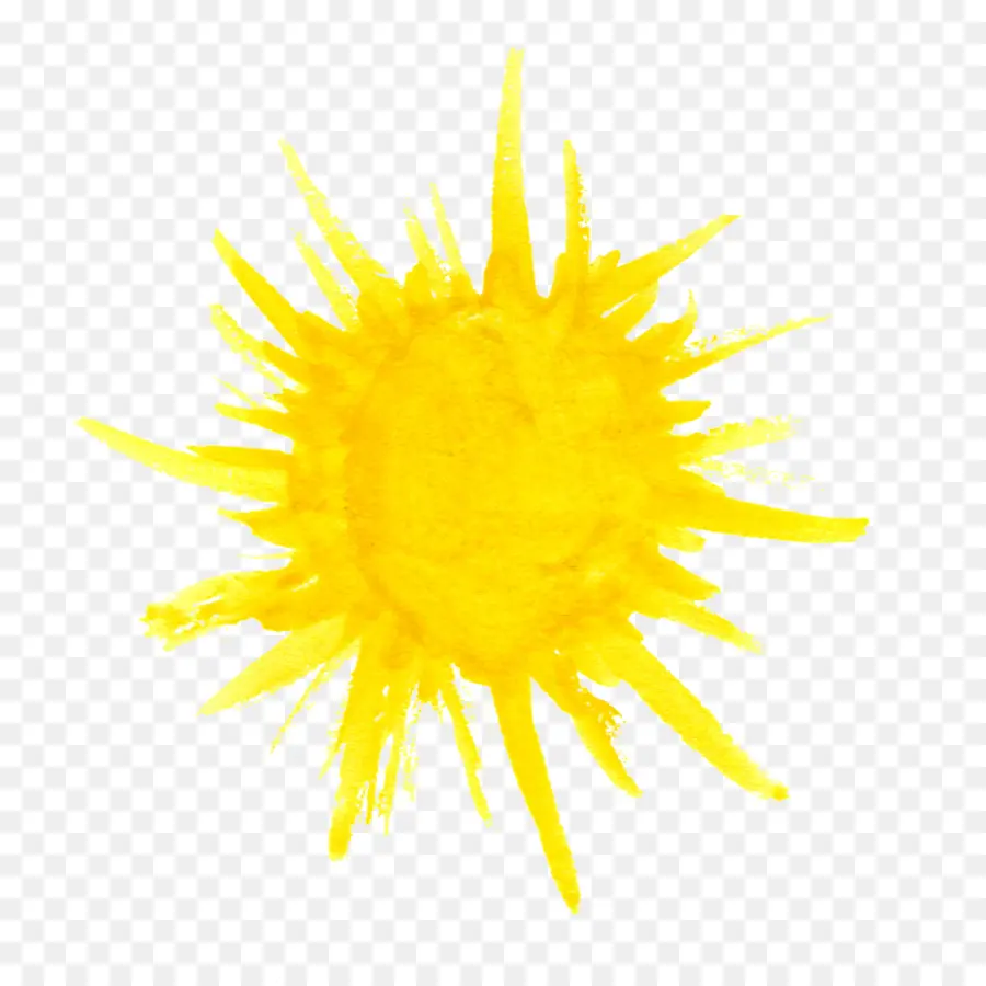 Sol Amarillo，Brillante PNG