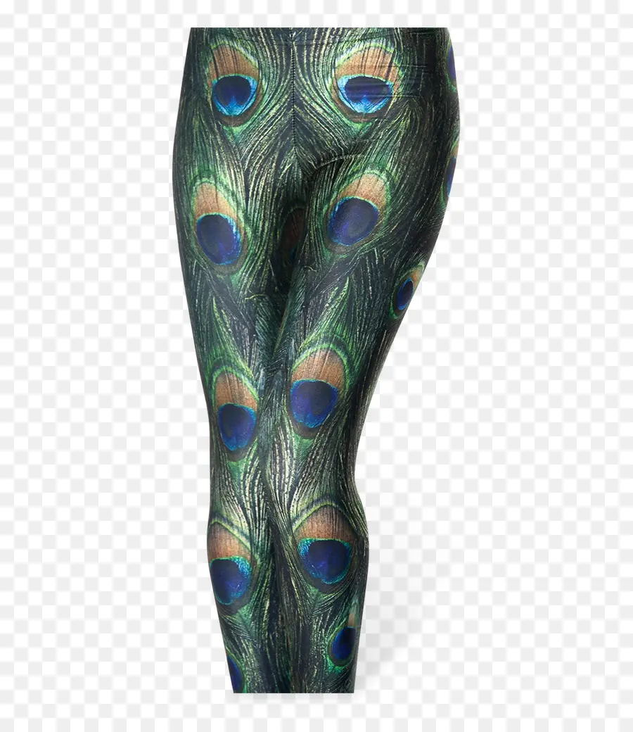 Leggings De Pavo Real，Vistoso PNG