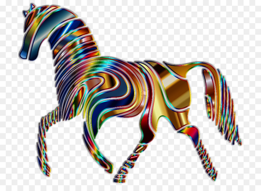 Caballo Colorido，Caballo PNG