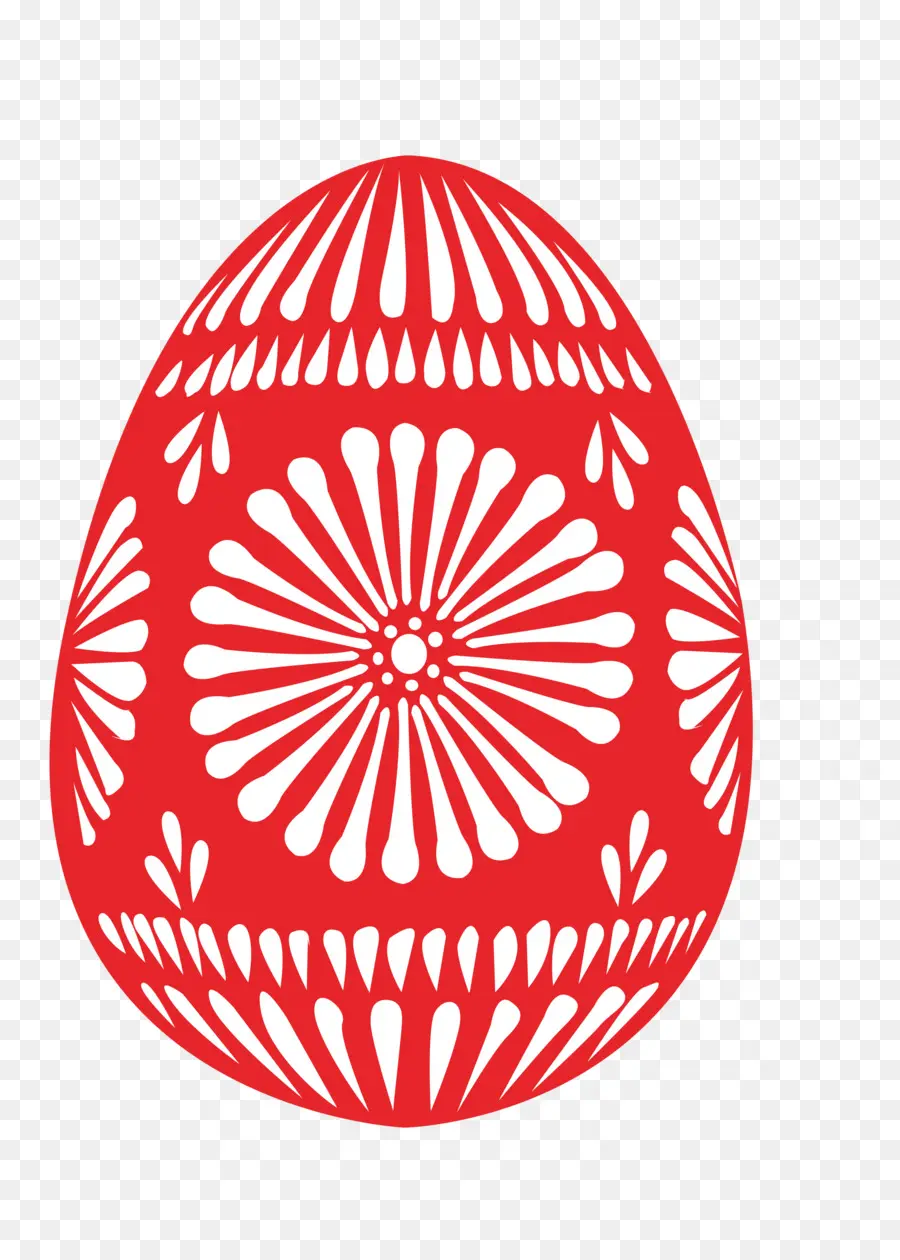 Conejito De Pascua，Rojo Huevo De Pascua PNG