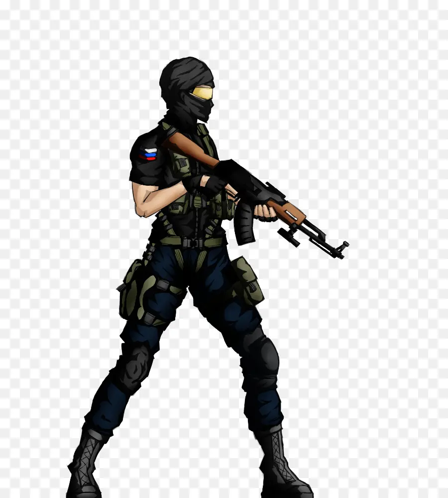 Soldado Con Ak 47，Militar PNG