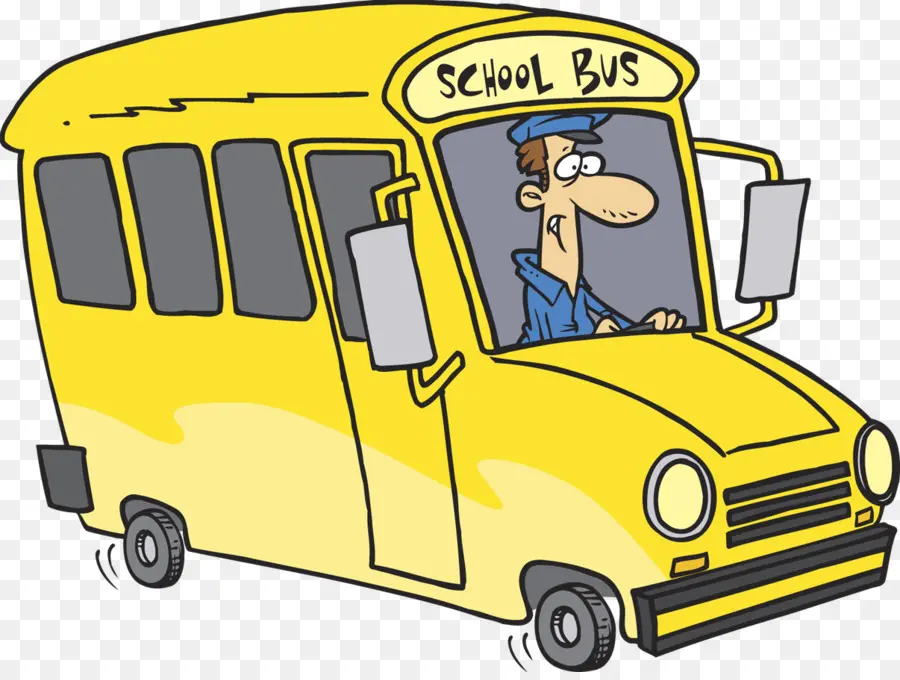 Autobús Escolar，Amarillo PNG