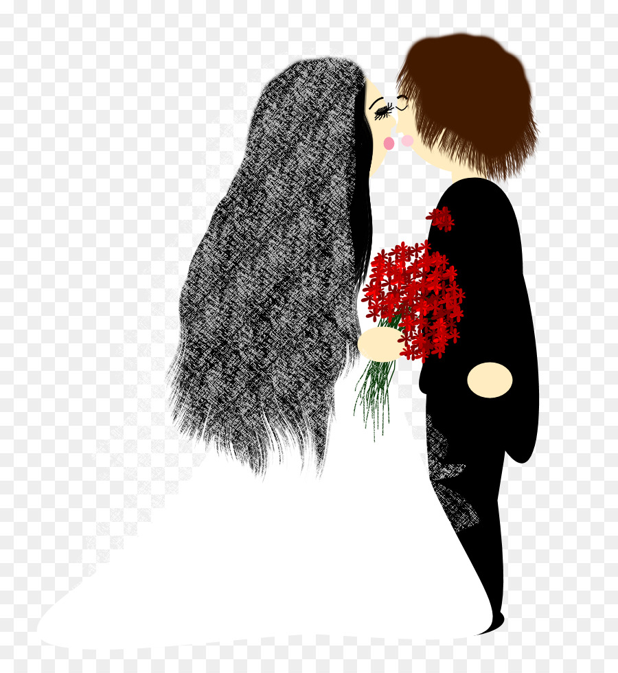 Pareja De Novios，Novia PNG