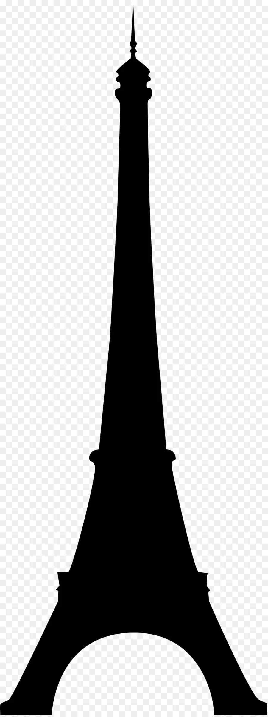 La Torre Eiffel，Silueta PNG