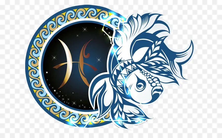 Piscis，Signo Astrológico PNG