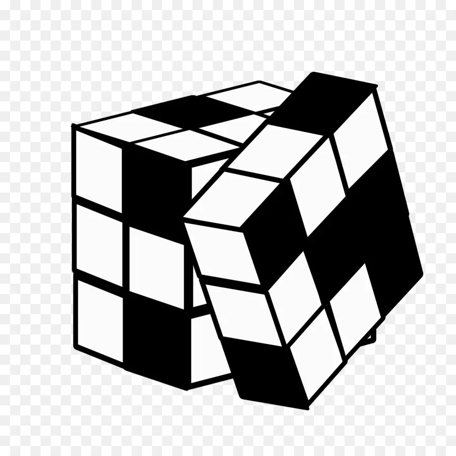 Cubo De Rubik，3d PNG