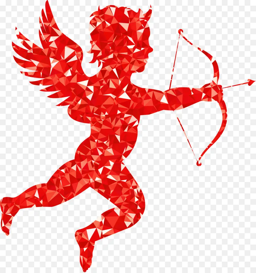 Cupido Rojo，ángel PNG