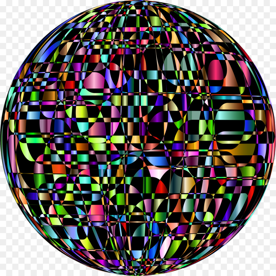 Esfera Colorida，Geométrico PNG