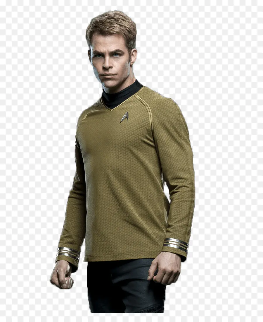 Chris Pine，James T Kirk PNG