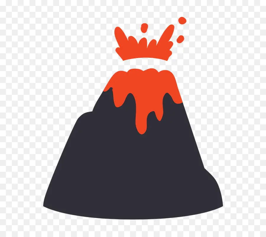 Erupción Del Volcán，Lava PNG