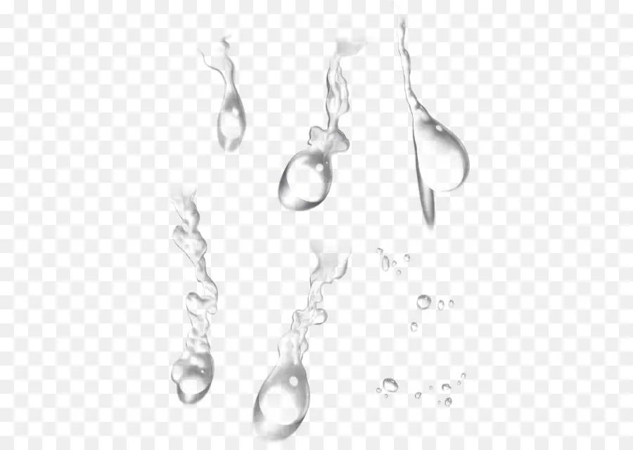 Gotas De Agua，Chapoteo PNG