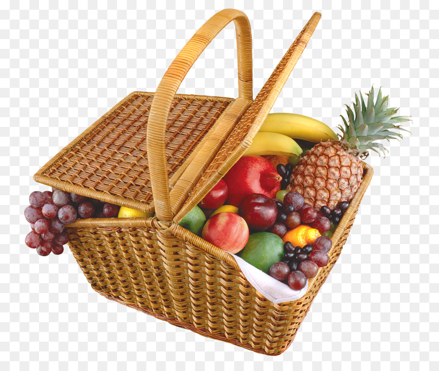 Cesta De Fruta，La Comida Cestas De Regalo PNG