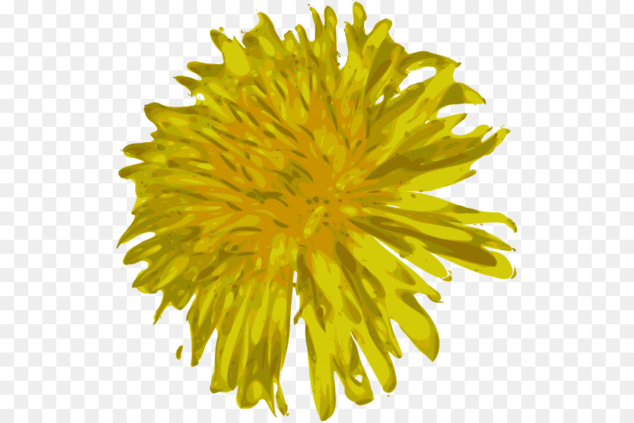 Diente De León Común，Amarillo PNG