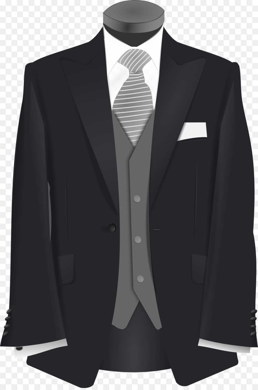 Traje Negro，Formal PNG