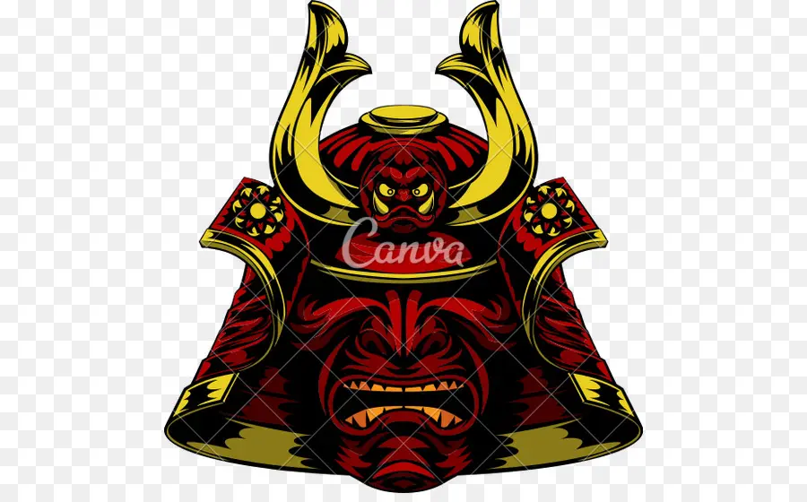 Casco Samurái，Samurai PNG