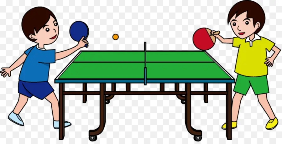 Jugar Tenis De Mesa，Ping Pong PNG