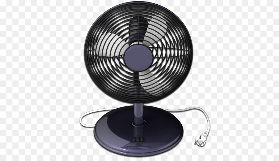 Ventilador De Escritorio Negro，Enfriamiento PNG