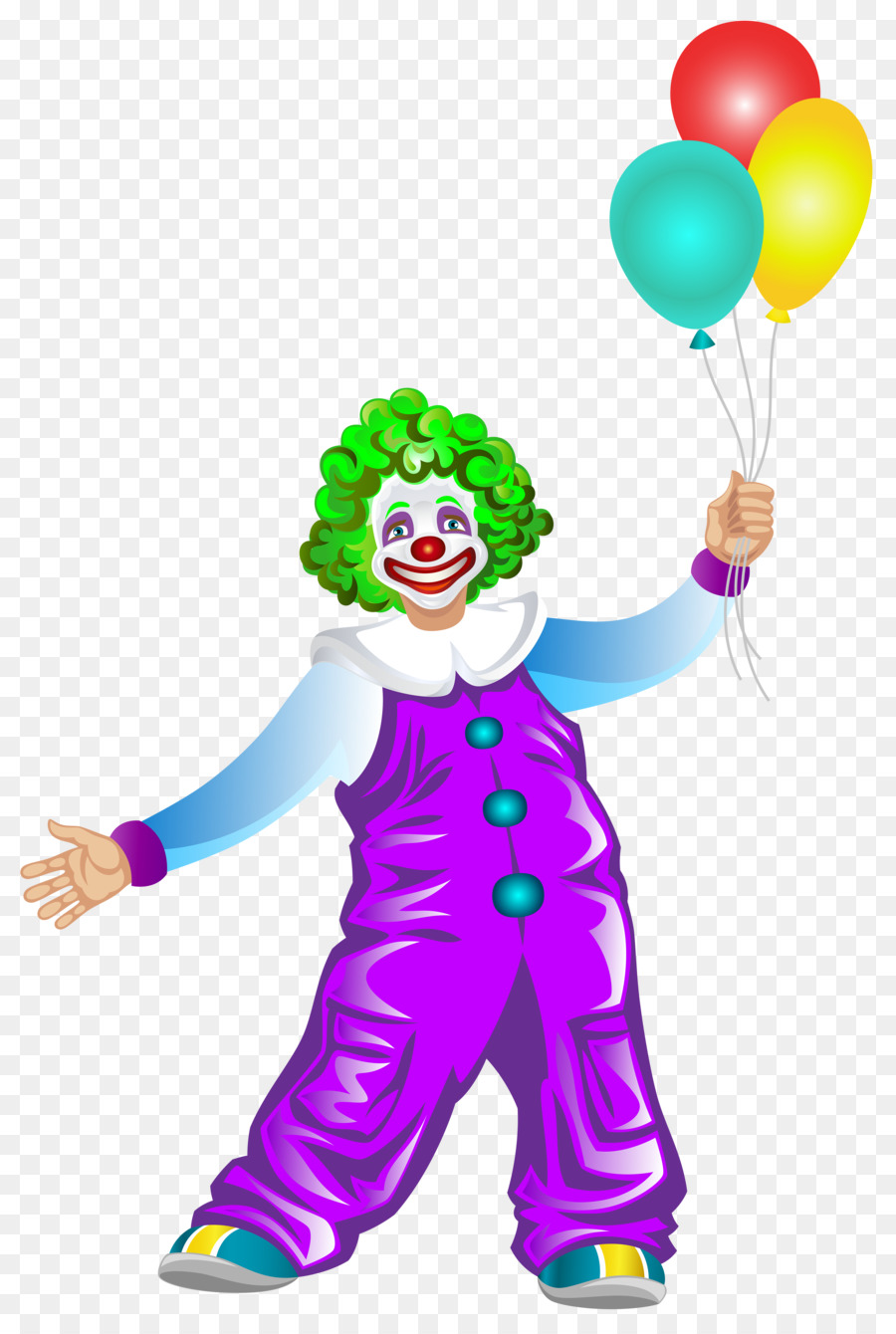 Payaso Con Globos，Payaso PNG