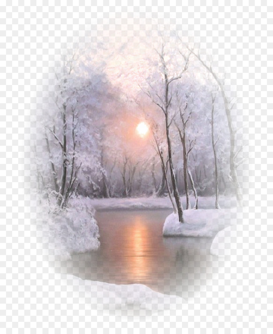 Paisaje De Invierno，Invierno PNG