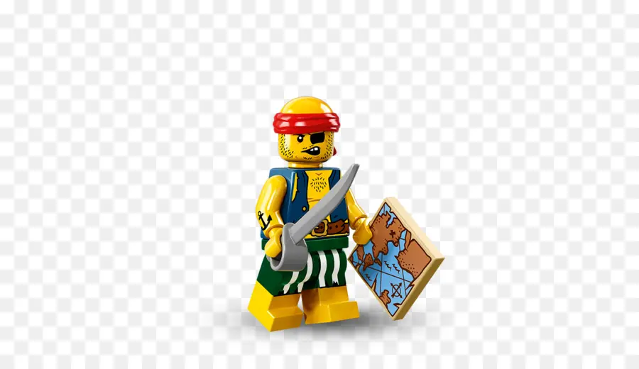 Pirata Lego，Minifigura PNG