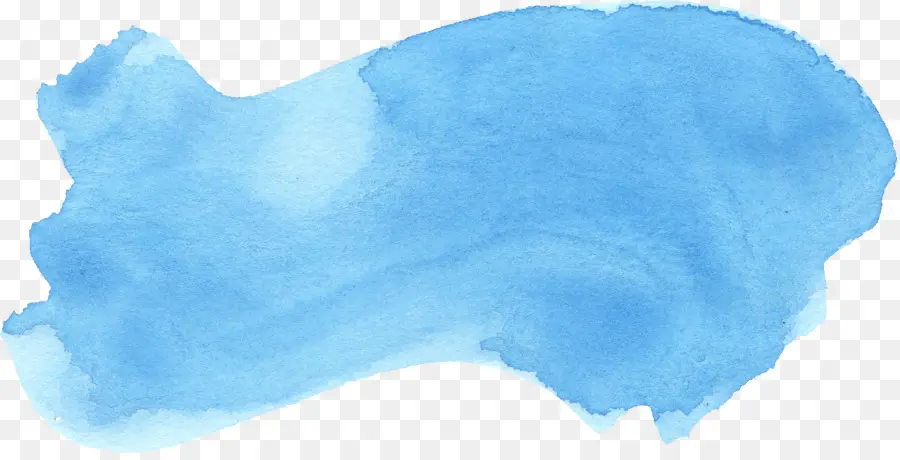 Acuarela Azul，Pintar PNG