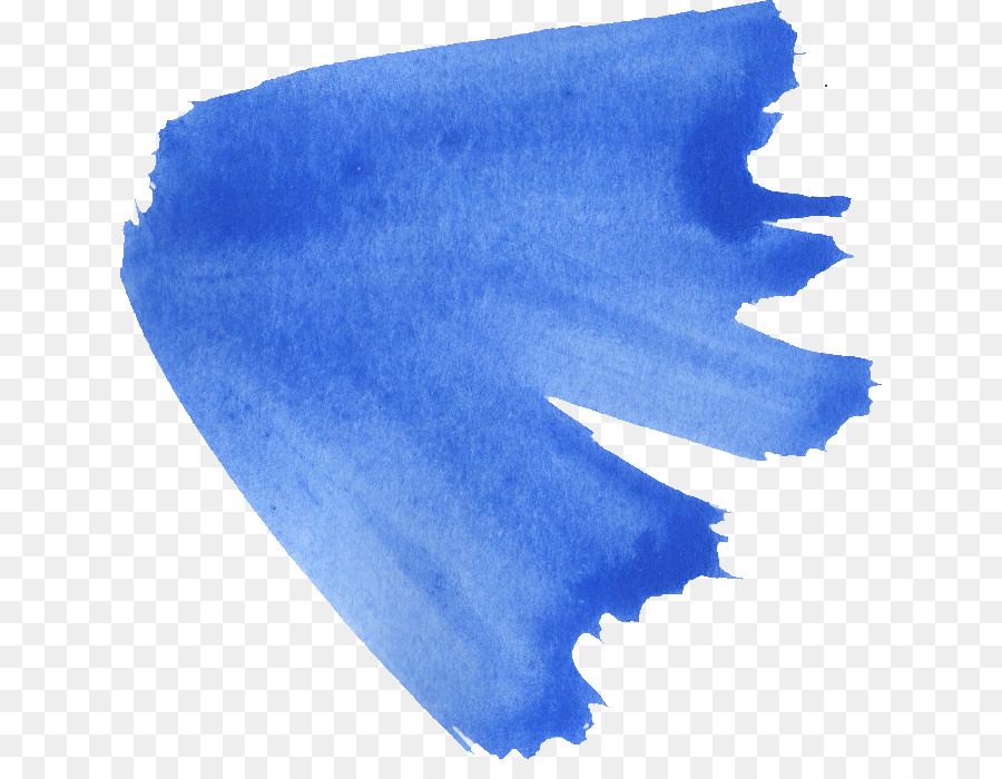 Trazo De Pincel Azul，Pintar PNG