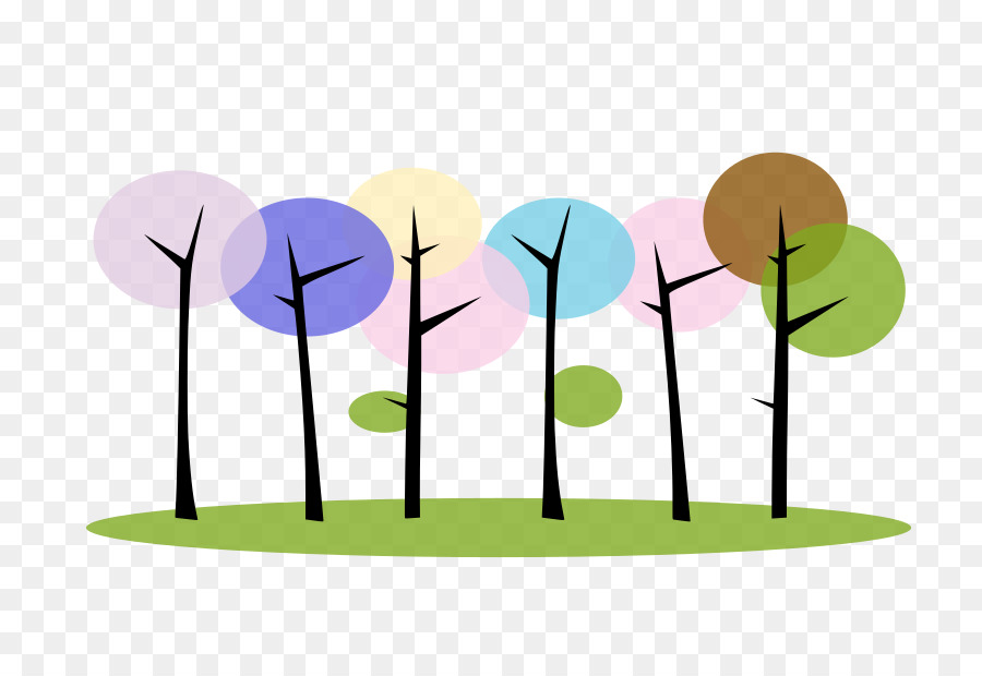 árbol，Color PNG