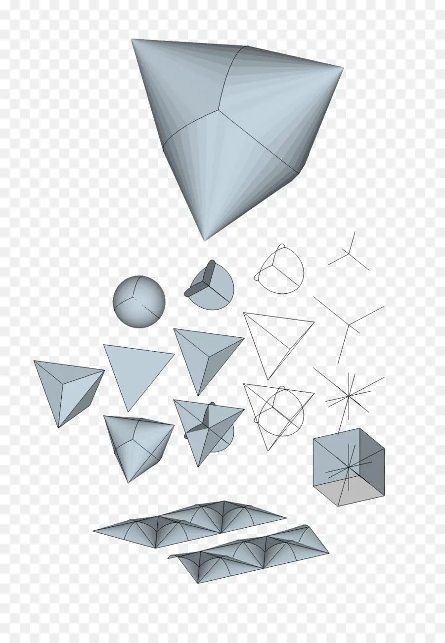 Formas Geométricas，3d PNG