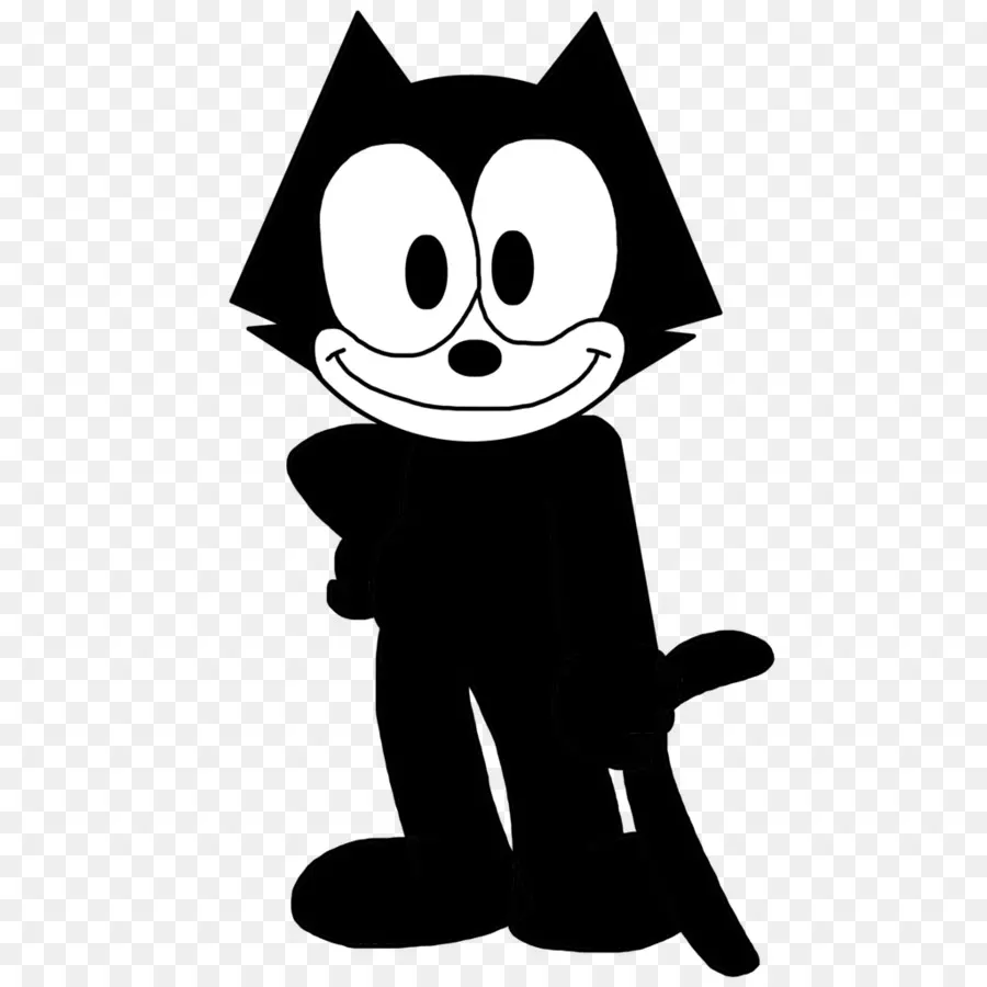 Gato De Dibujos Animados，Negro PNG