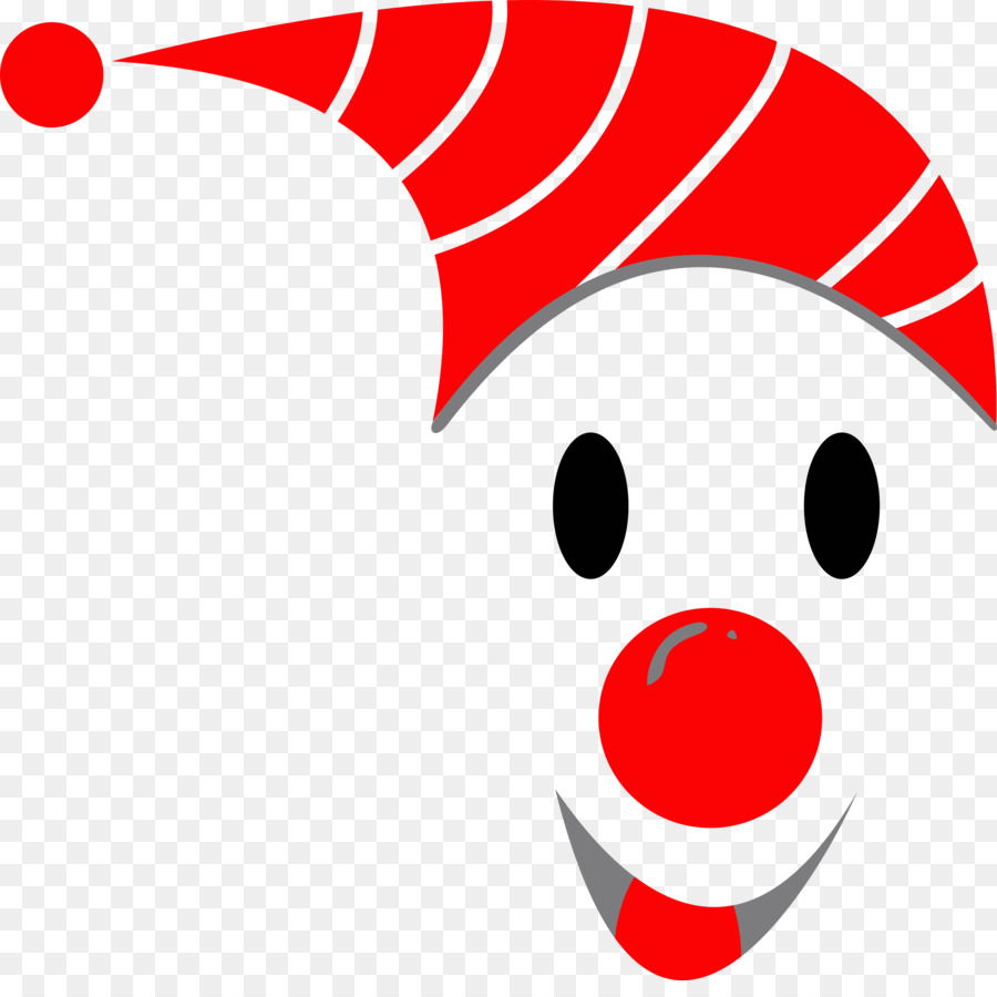 Cara De Payaso，Sombrero Rojo PNG