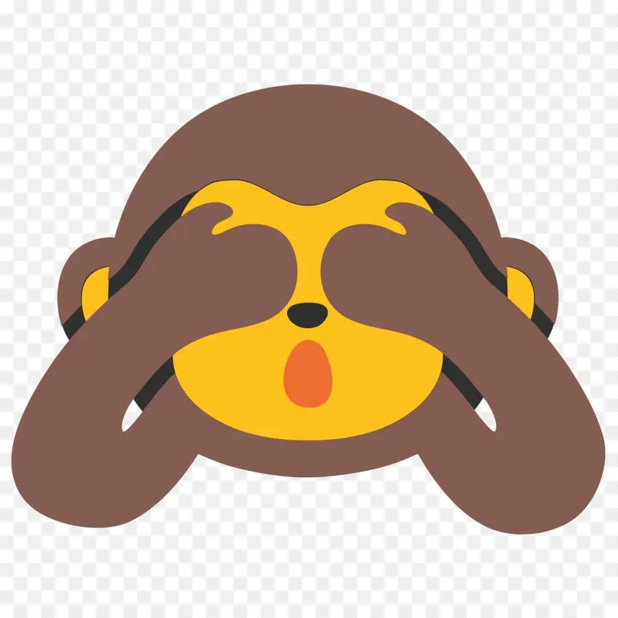 Mono Emoji，No Ver El Mal PNG