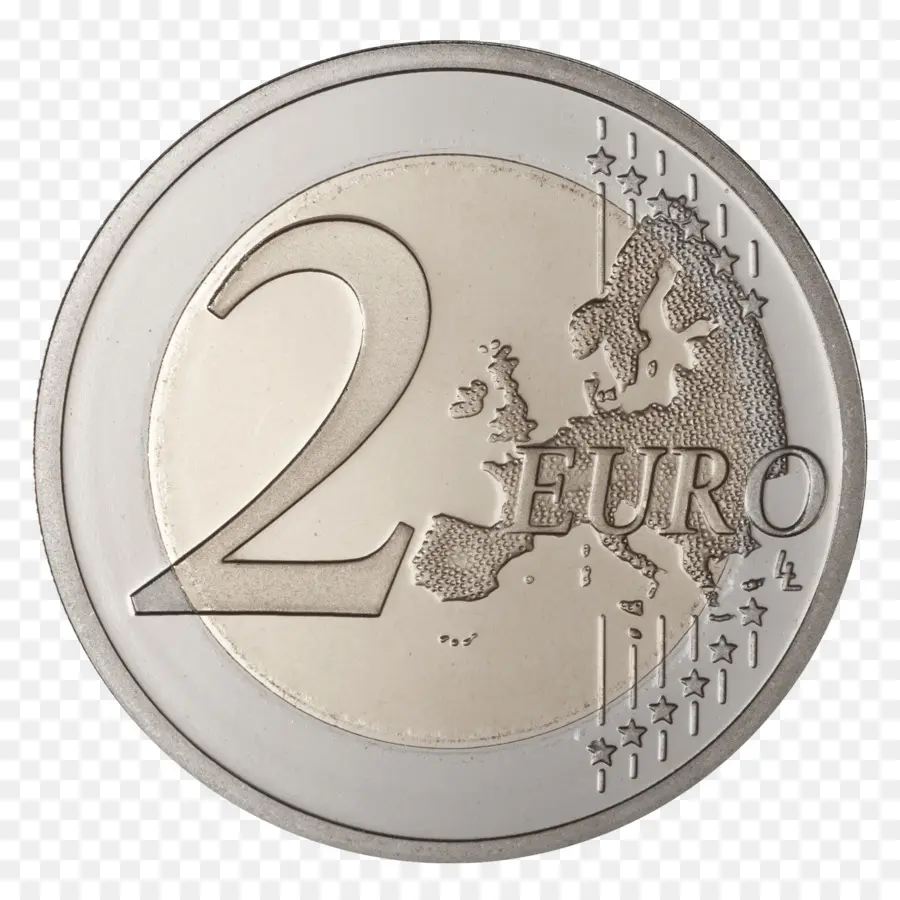 Moneda，2 Monedas De Euro PNG