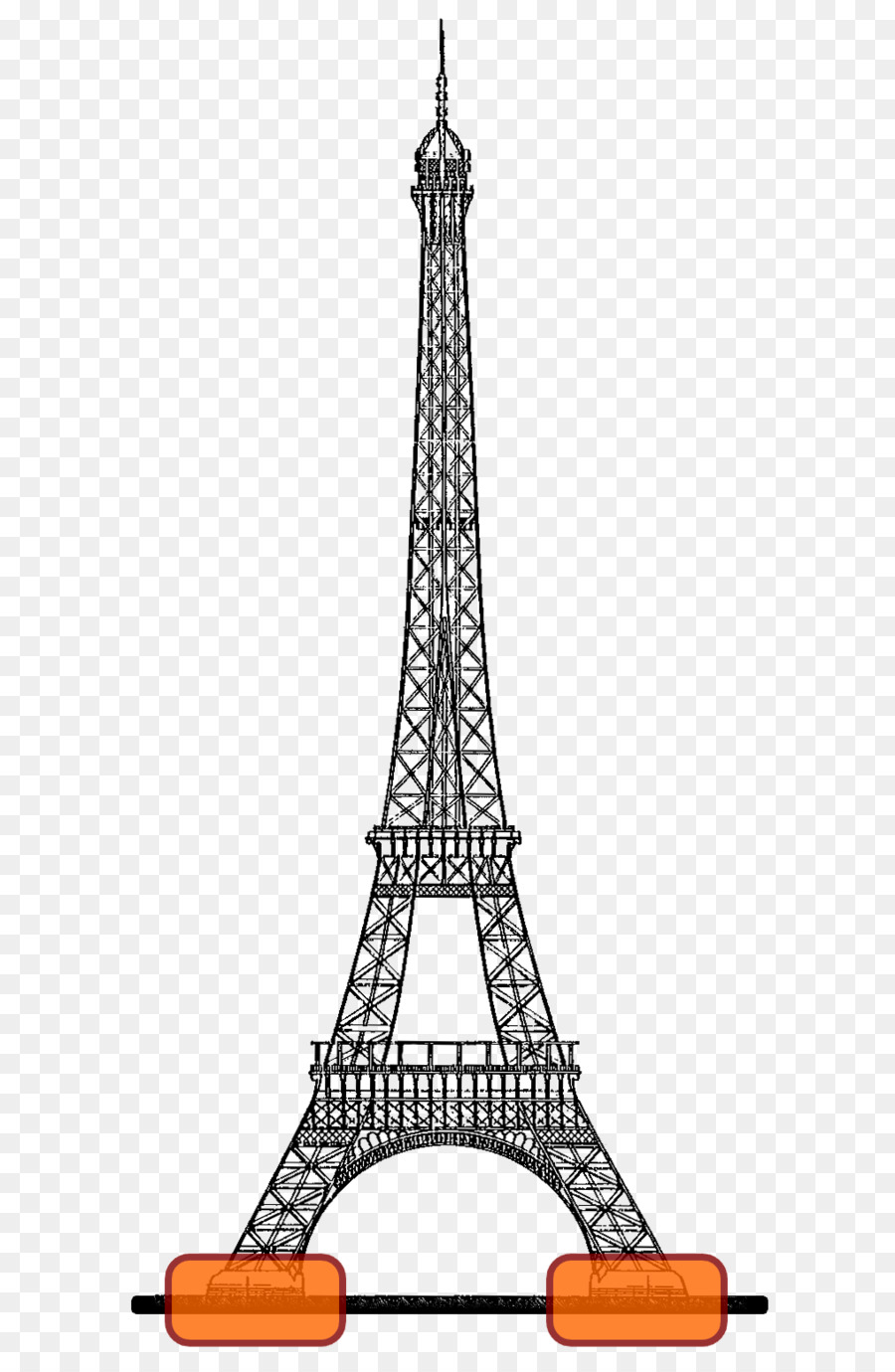 La Torre Eiffel，Champ De Mars PNG