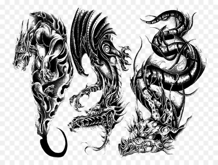 Tatuaje De Dragones，Dragones PNG