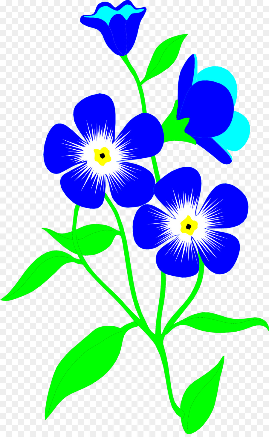 Flores Azules，Naturaleza PNG