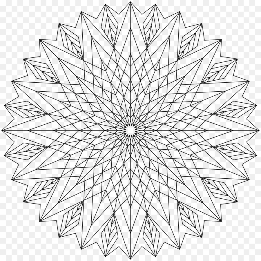 Mandala，Libro De Colorear PNG