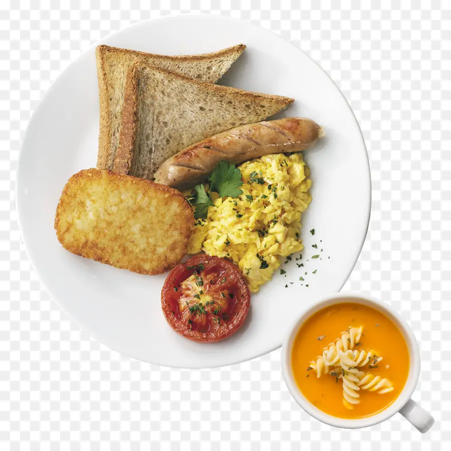 El Desayuno，Huevos Revueltos PNG