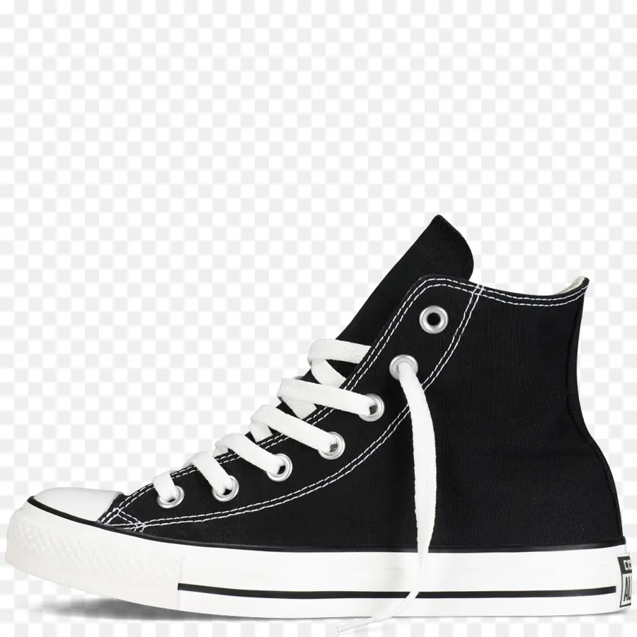 Zapato Converse Negro，Zapatilla PNG