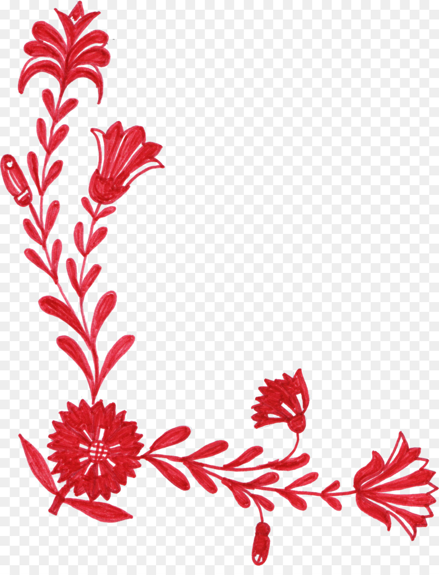 Flor，Rojo PNG