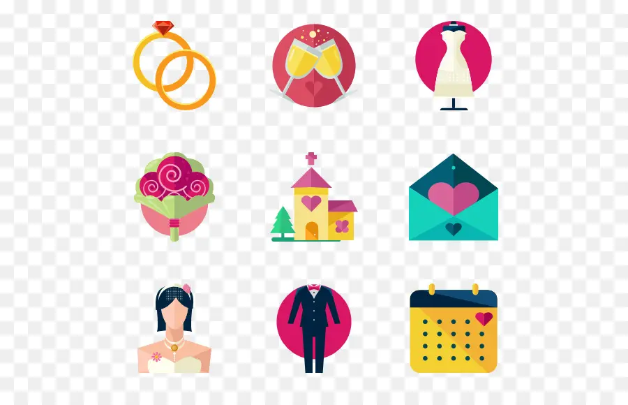 Iconos De Boda，Boda PNG