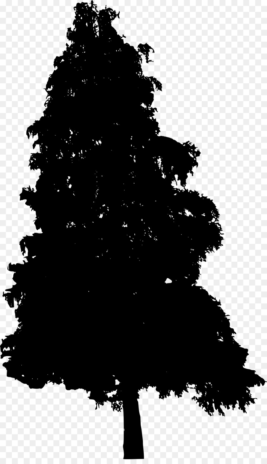 Árbol，Silueta PNG