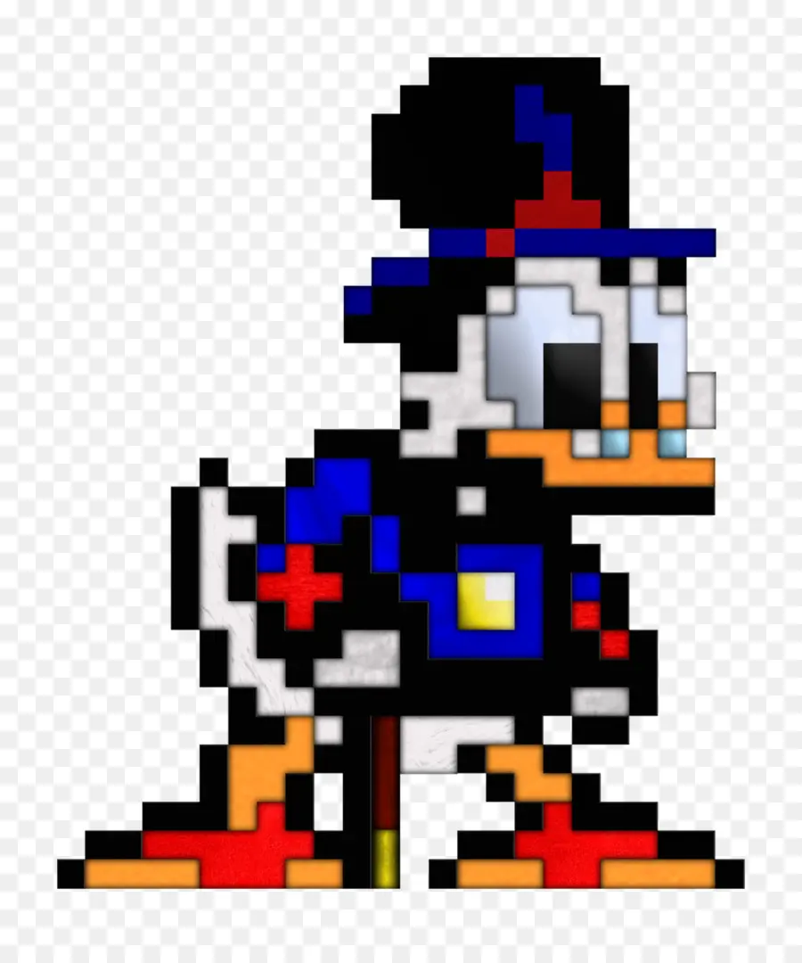 Pato Pixelado，Pato PNG