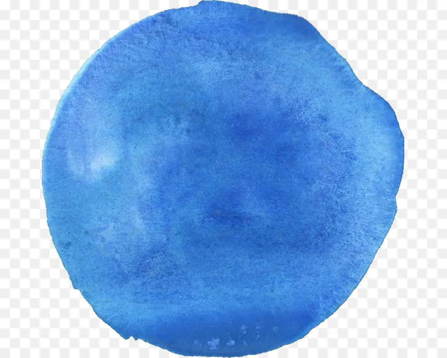 Azul，Pintura A La Acuarela PNG