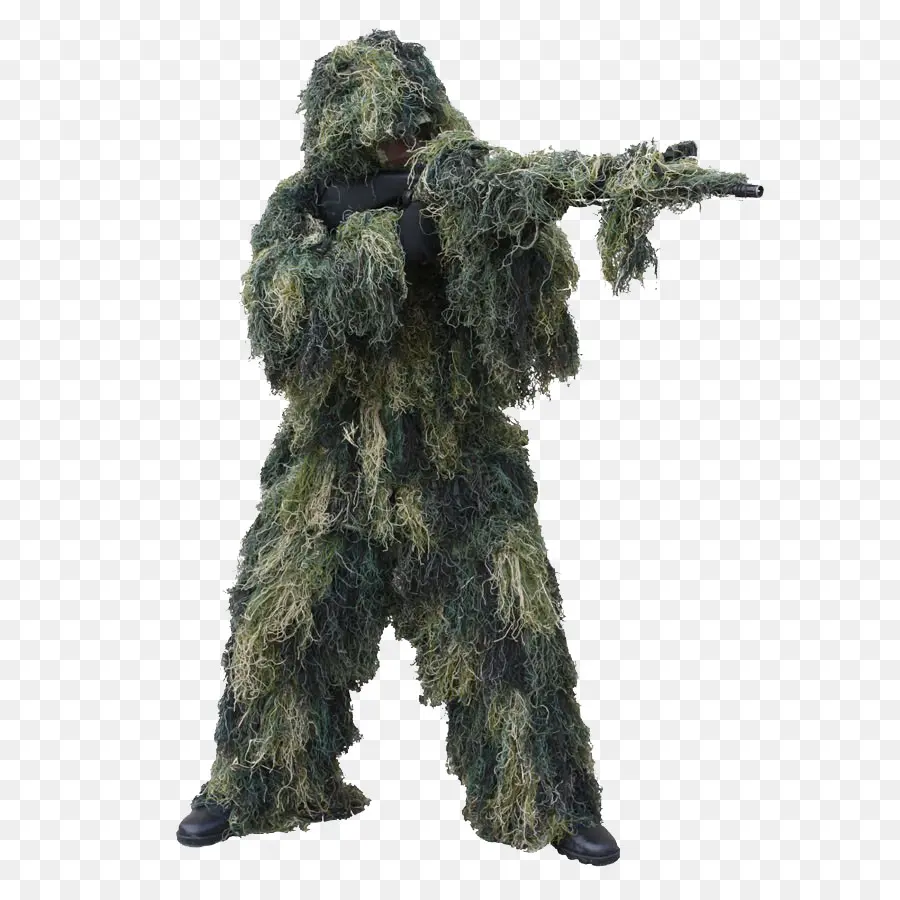 Francotirador，Traje Ghillie PNG