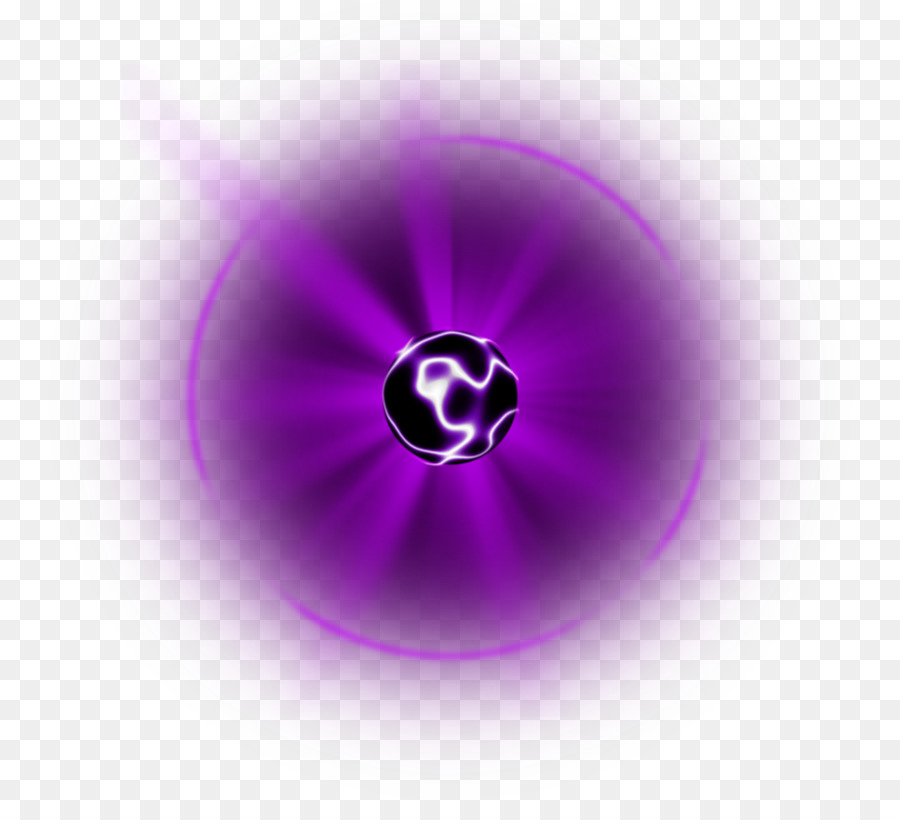 Orbe Morado，Brillante PNG