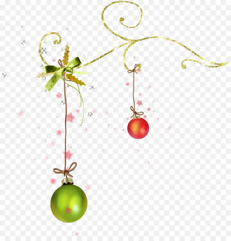 Adornos Navideños，Adorno Verde PNG