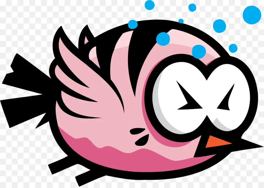 Pájaro Rosa，Dibujos Animados PNG