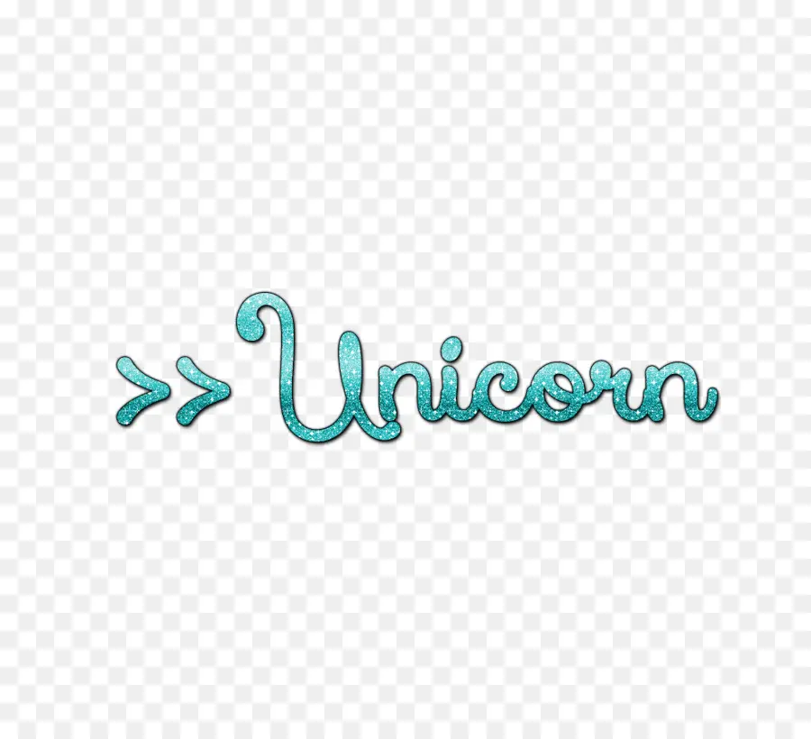 Texto De Unicornio，Resplandecer PNG