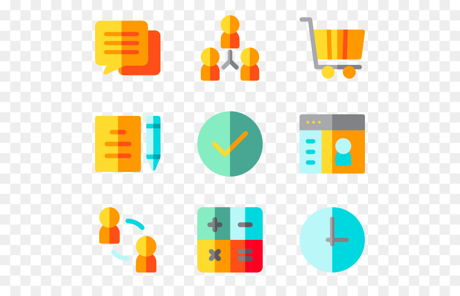 Iconos De Oficina，Papelería PNG